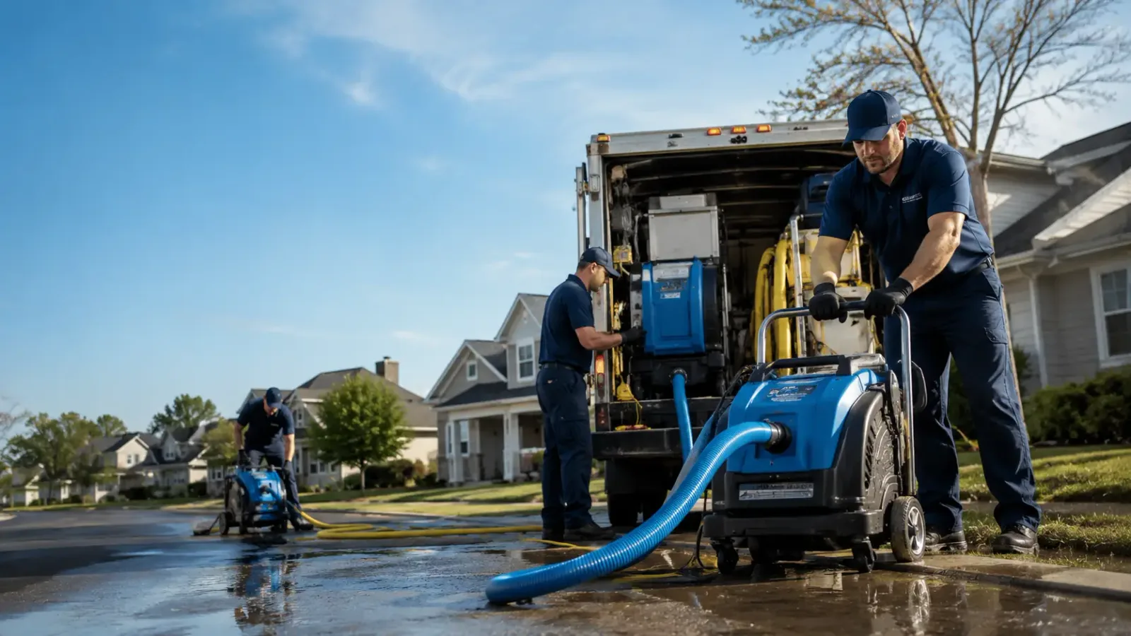 Flood Damage Cleanup in Combined Locks, WI